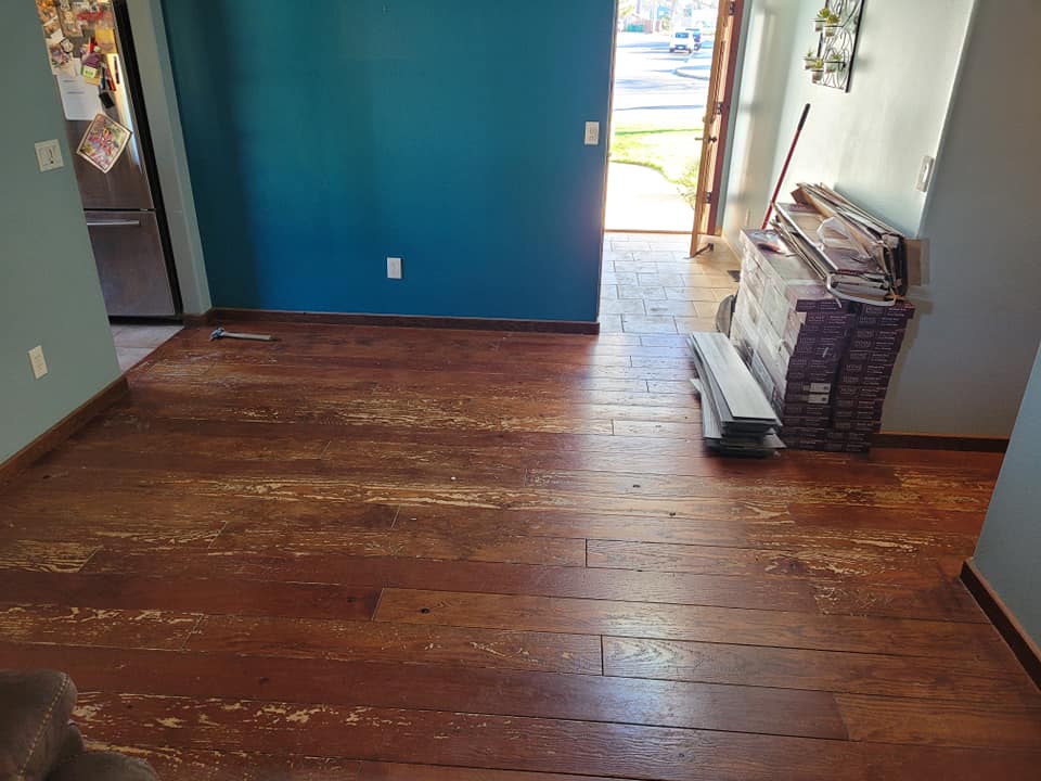 Living Room Flooring Project 2/4